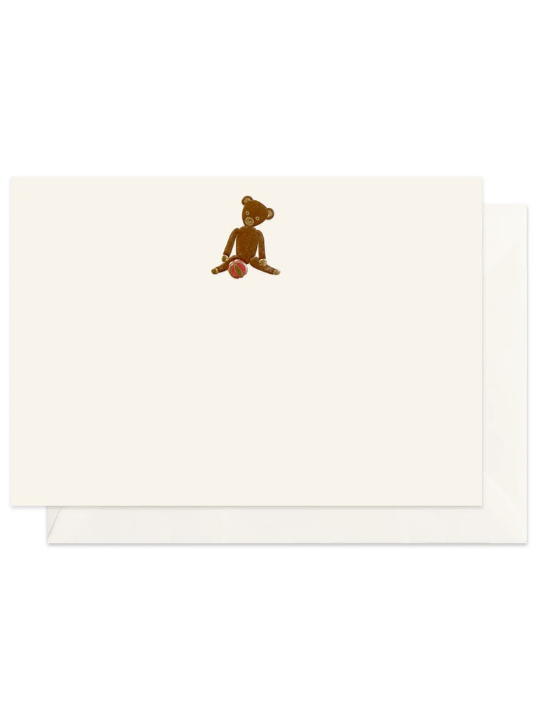 Bohemia Paper Teddy Bear Greeting Card