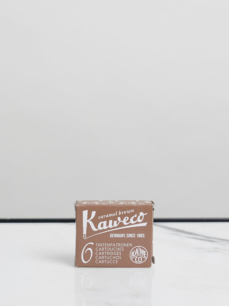 Kaweco Ink Cartridges in Caramel Brown