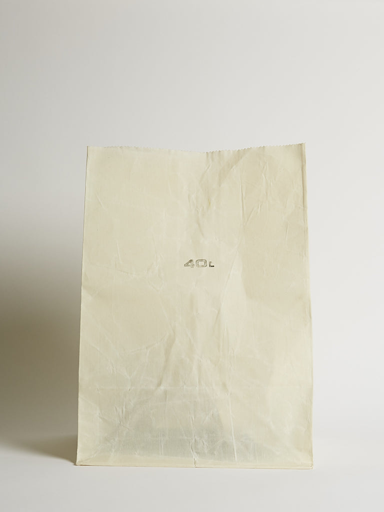 Puebco 40L Cotton Grocery Bag in White