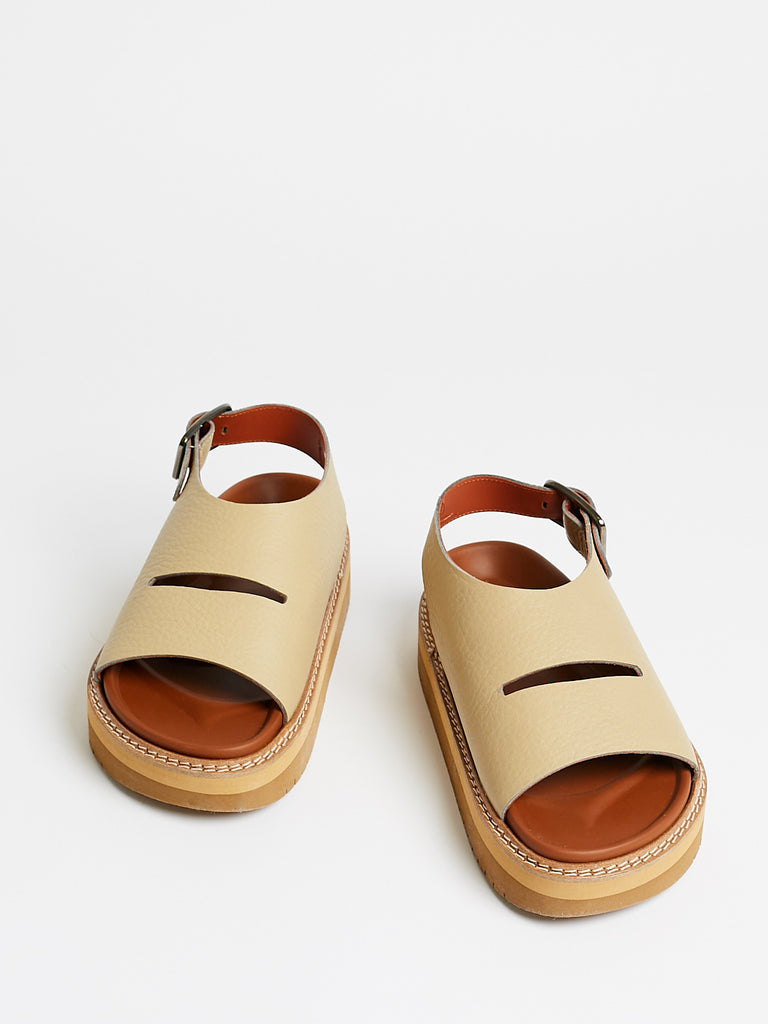 Sofie D'Hoore Fame Sandals in Stone