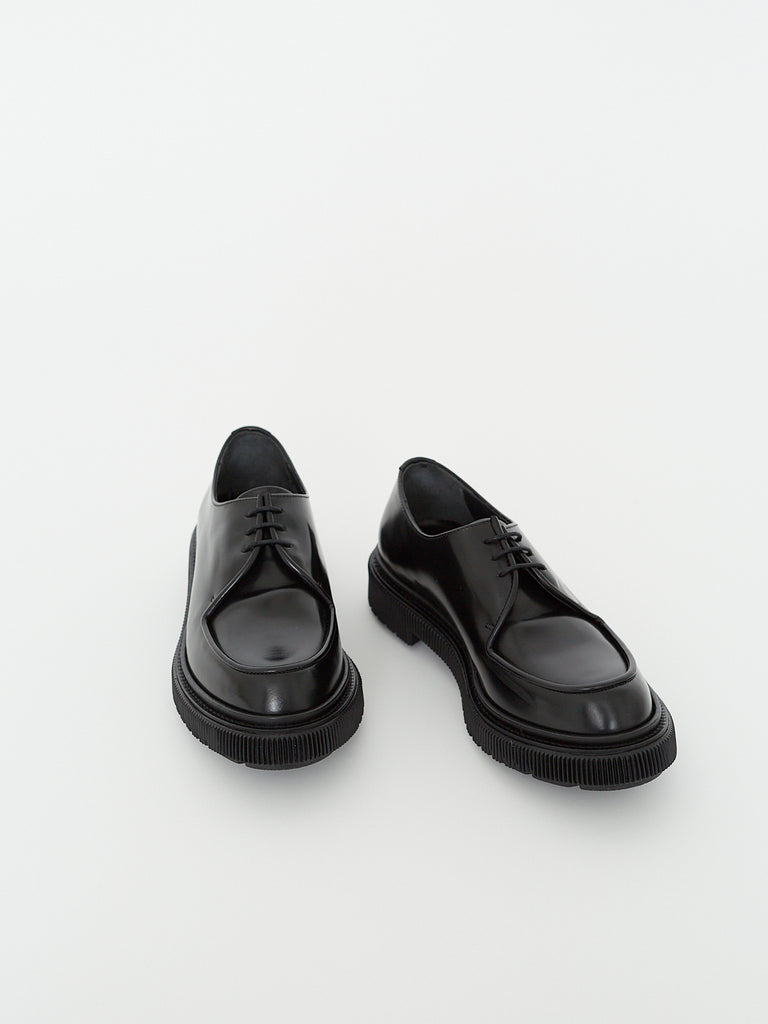 Adieu Type 124 in Black Polido Calf