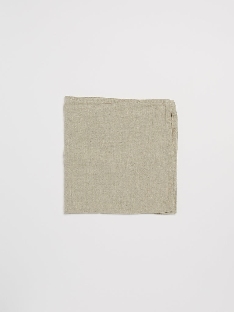 Once Milano Set of 2 Heavy Linen Napkin in Natural