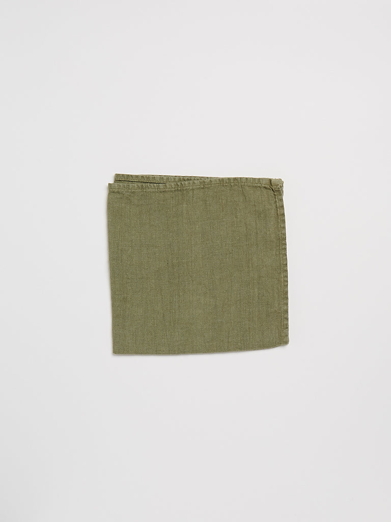 Once Milano Set of 2 Heavy Linen Napkin in Mint