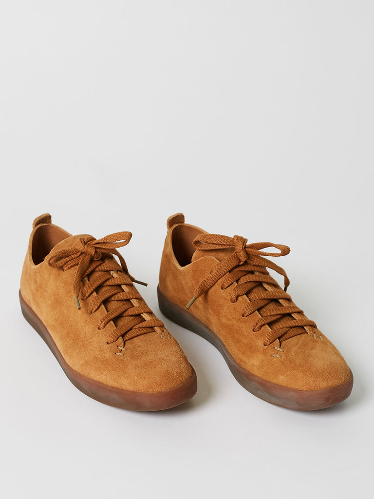 Feit Hand Sewn Latex Low Suede in Tan