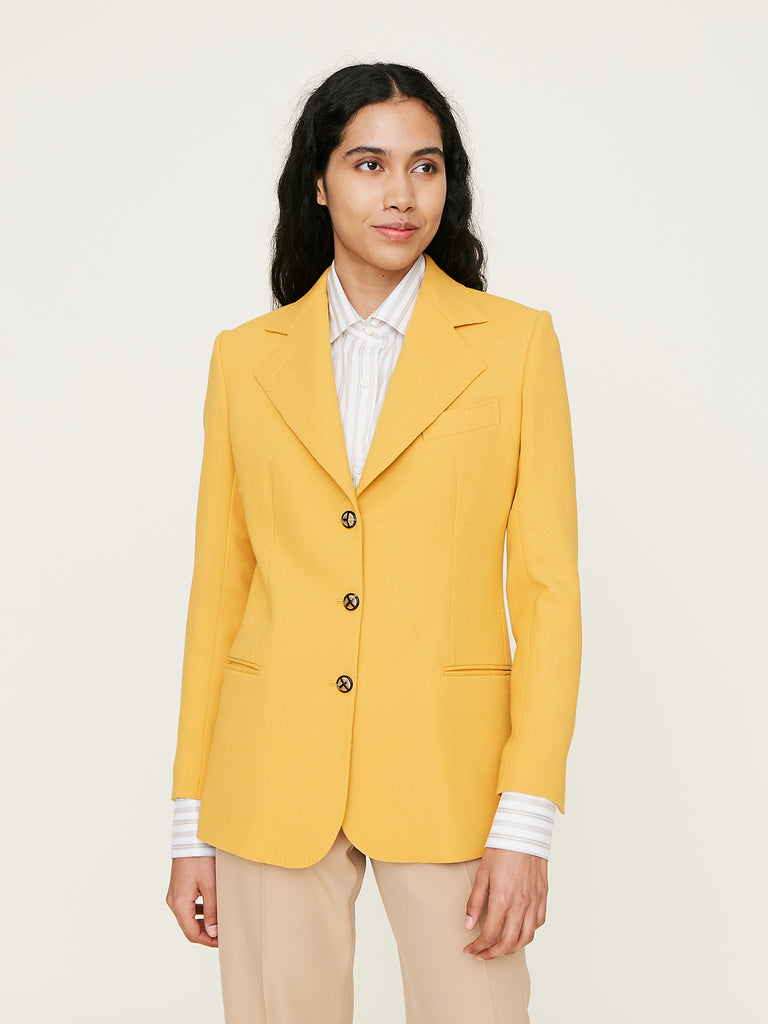 Giuliva Heritage The Ginestra Blazer in Ocher Yellow