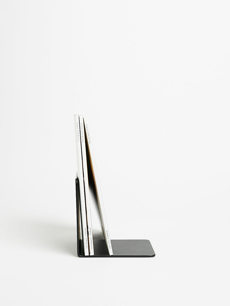 Isaac Reina Metal Coated Bookend in Black