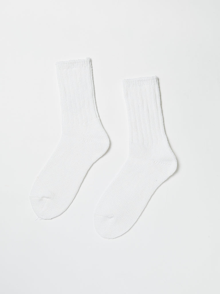 Kapital 60 Yarns Cotton Socks in White