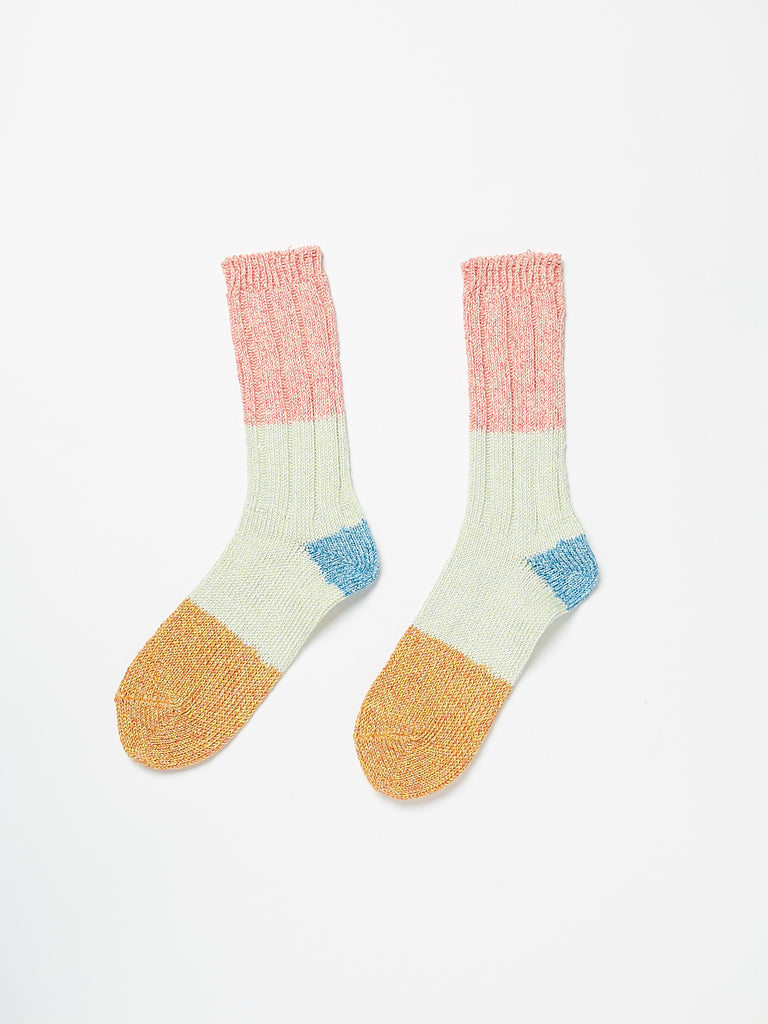 Kapital 56 Yarns Linen Grandrelle Socks in Pink