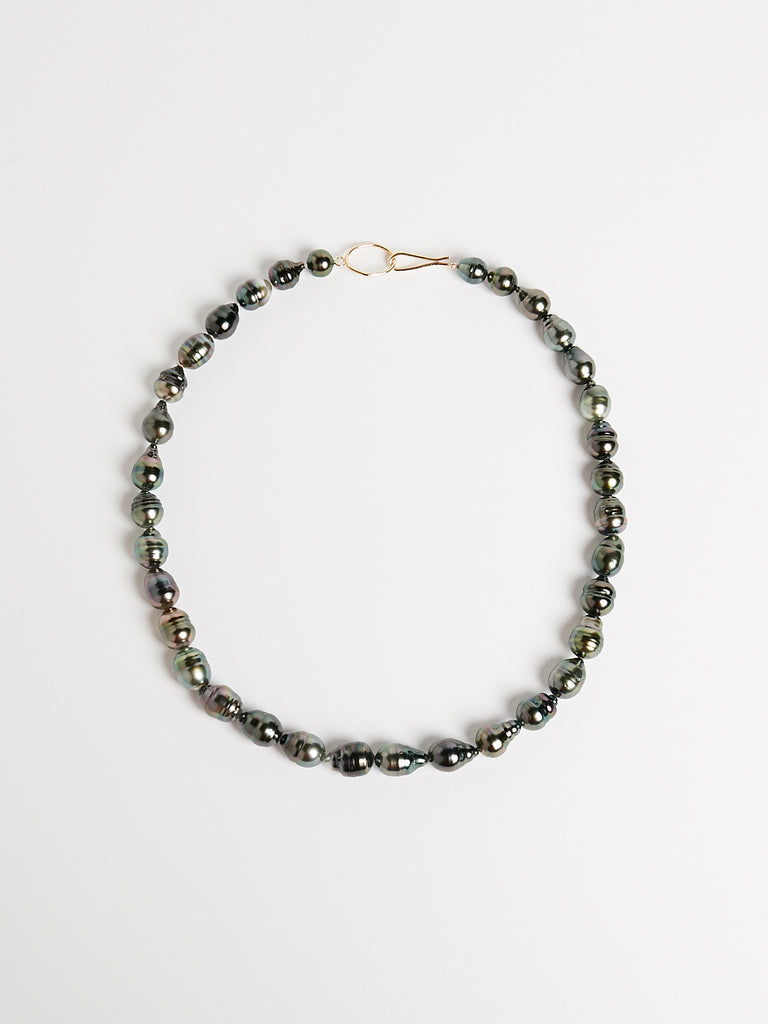 Mariko Tsuchiyama 10mm Tahitian Pearl Necklace
