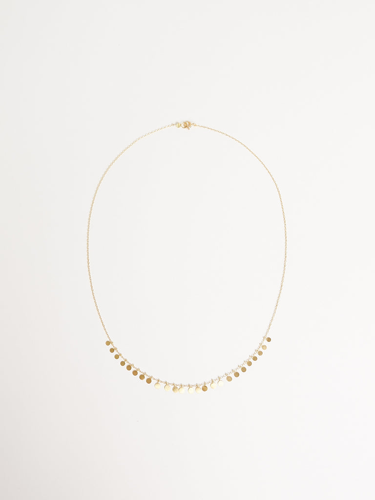 Sia Taylor Medium Dots Necklace in 18k Yellow Gold
