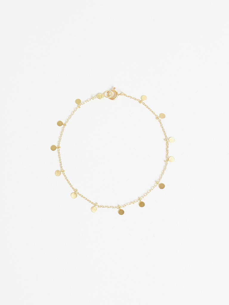 Sia Taylor Even Dots Bracelet in 18k Yellow Gold