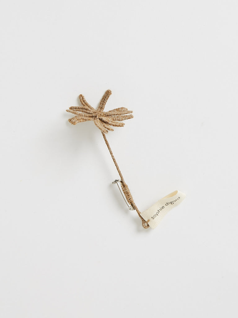 Sophie Digard Brooch 4469 in Cigare/Infusion