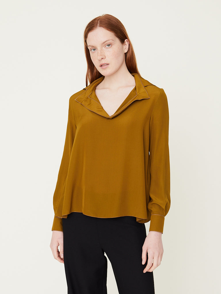 Stephan Janson Vendome Blouse in Olio