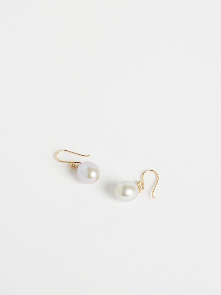Ted Muehling Medium Grey Pearl Earrings