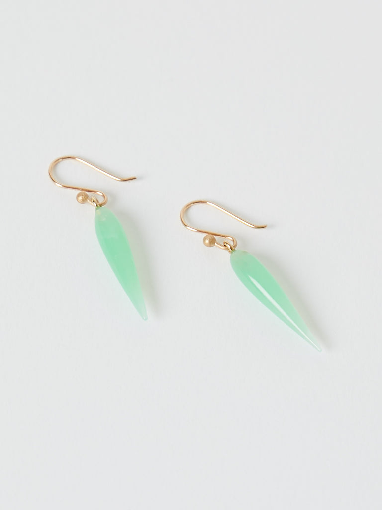Ted Muehling Rice Earrings in Chrysoprase