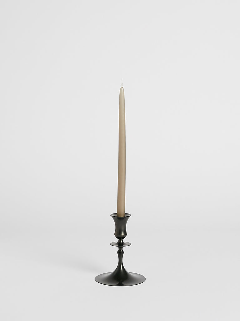 E.R. Butler & CO 0202 Biedermeir Ted Muehling Candlesticks in Oxidised Bronze