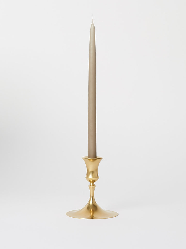 E.R. Butler & CO 0201 Biedermeir Ted Muehling Candlesticks in Burnished Brass