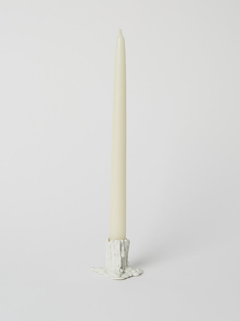 Nymphenburg Candlestick Vesuvius 5cm in White Bisque