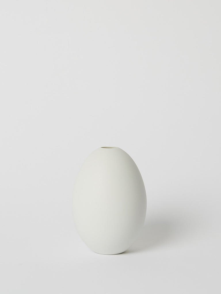 Nymphenburg Egg Vase 13cm in White Bisque